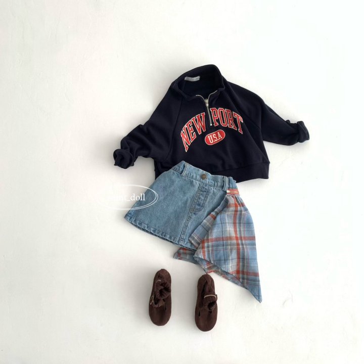 Saint Doll - Korean Children Fashion - #prettylittlegirls - Newport Half-Zip Top - 4