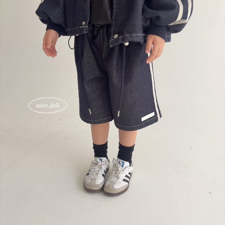 Saint Doll - Korean Children Fashion - #todddlerfashion - Track Bermuda Pants - 6