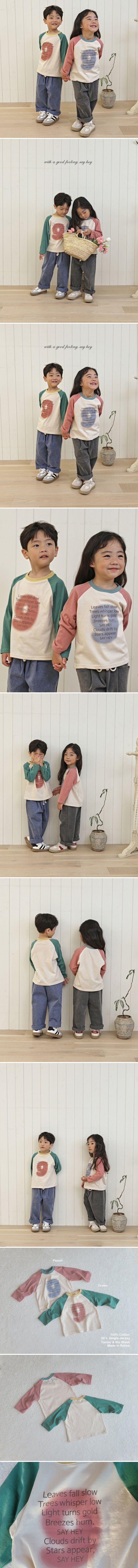 Say Hey - Korean Children Fashion - #discoveringself - 9 Raglan Tee - 2