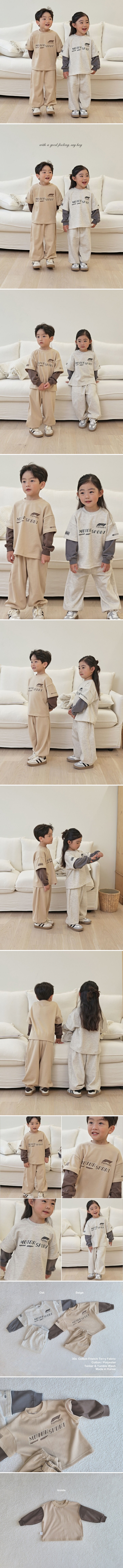 Say Hey - Korean Children Fashion - #kidsshorts - Racing Layered Set - 2