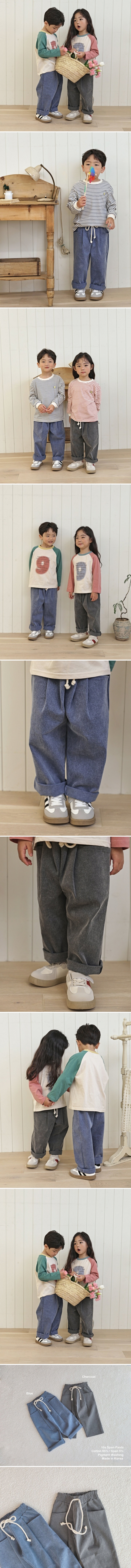 Say Hey - Korean Children Fashion - #littlefashionista - Pigment Span Pants - 2