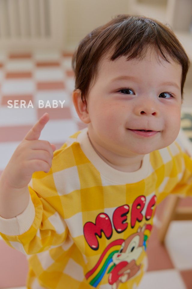 Sera - Korean Baby Fashion - #babyboutique - Bebe Check Rainbow Set - 6