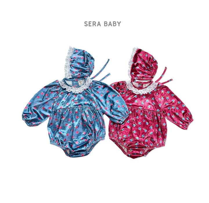 Sera - Korean Baby Fashion - #babyboutique - Bebe Rose Bonnet Suit (Hat Set) - 11