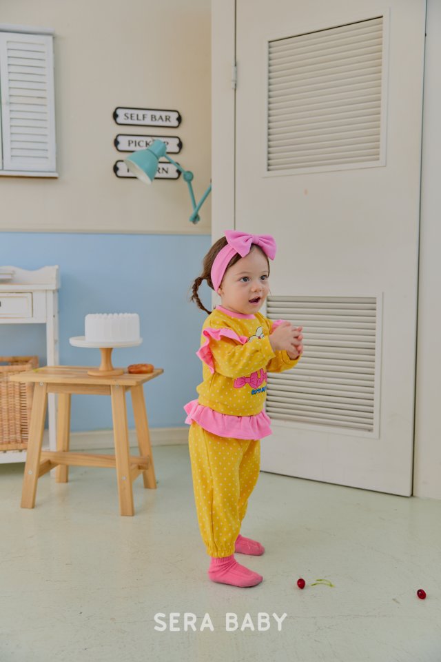 Sera - Korean Baby Fashion - #babyboutiqueclothing - Bebe Dot Frill Set - 10