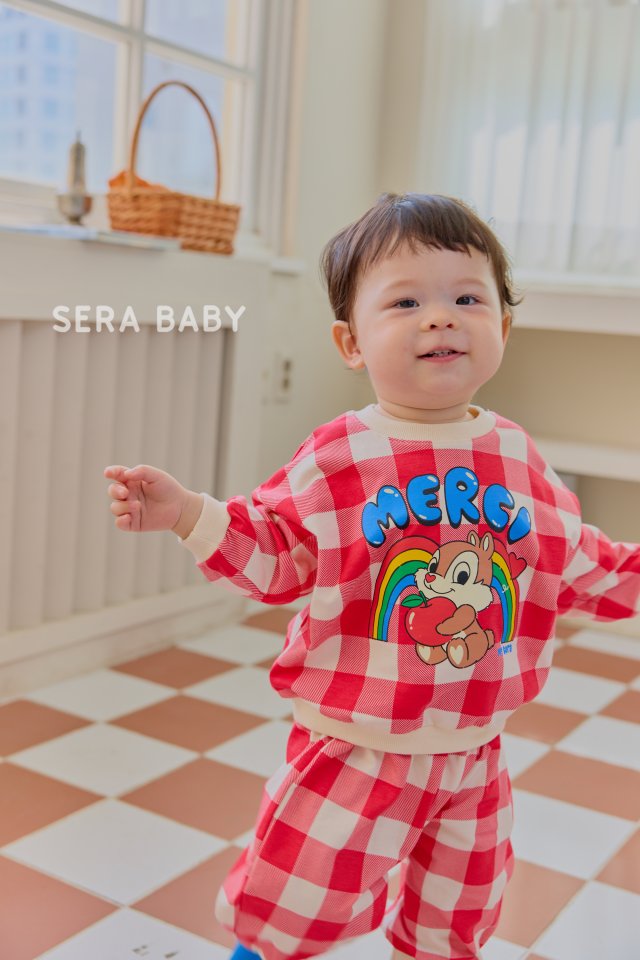 Sera - Korean Baby Fashion - #babyfashion - Bebe Check Rainbow Set - 9