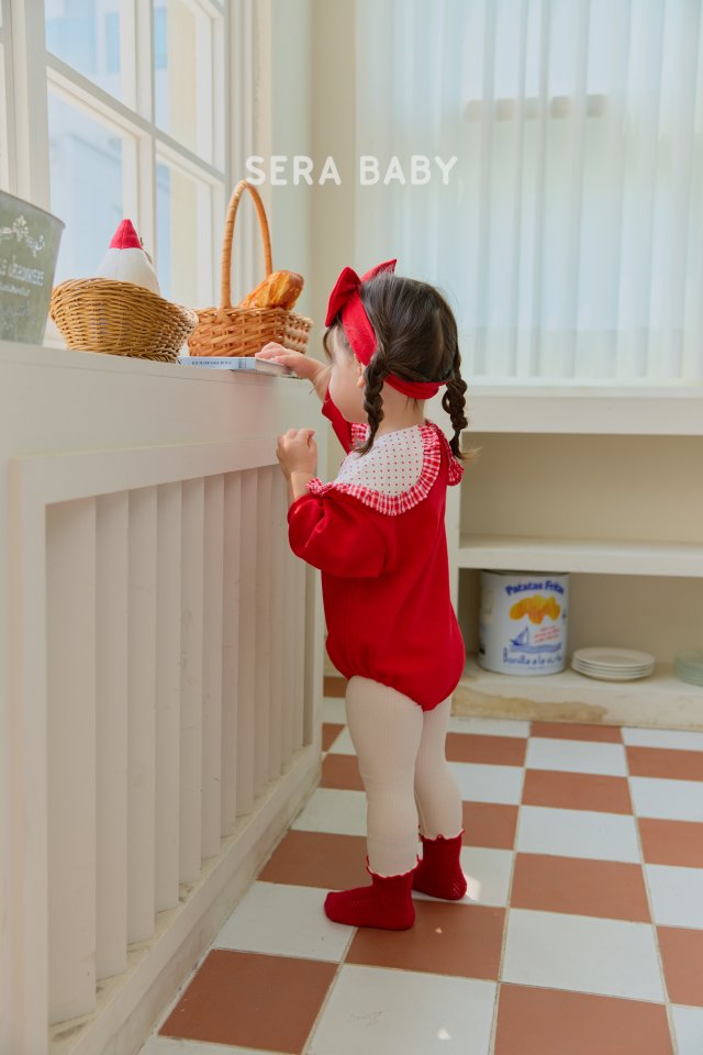 Sera - Korean Baby Fashion - #babyfever - Bebe Dot Collar Suit - 3