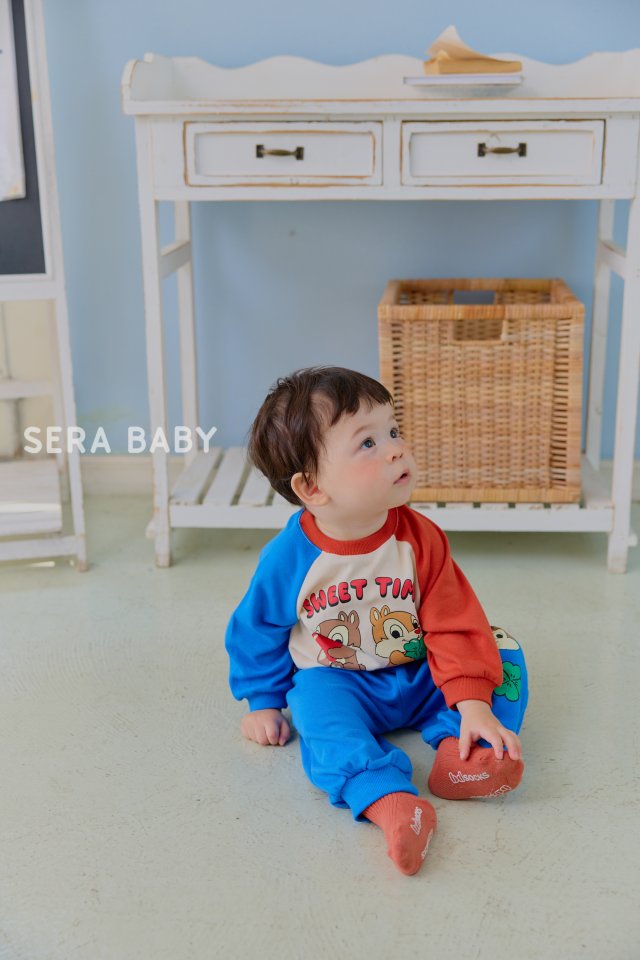 Sera - Korean Baby Fashion - #babygirlfashion - Bebe Twin Raglan Set - 8