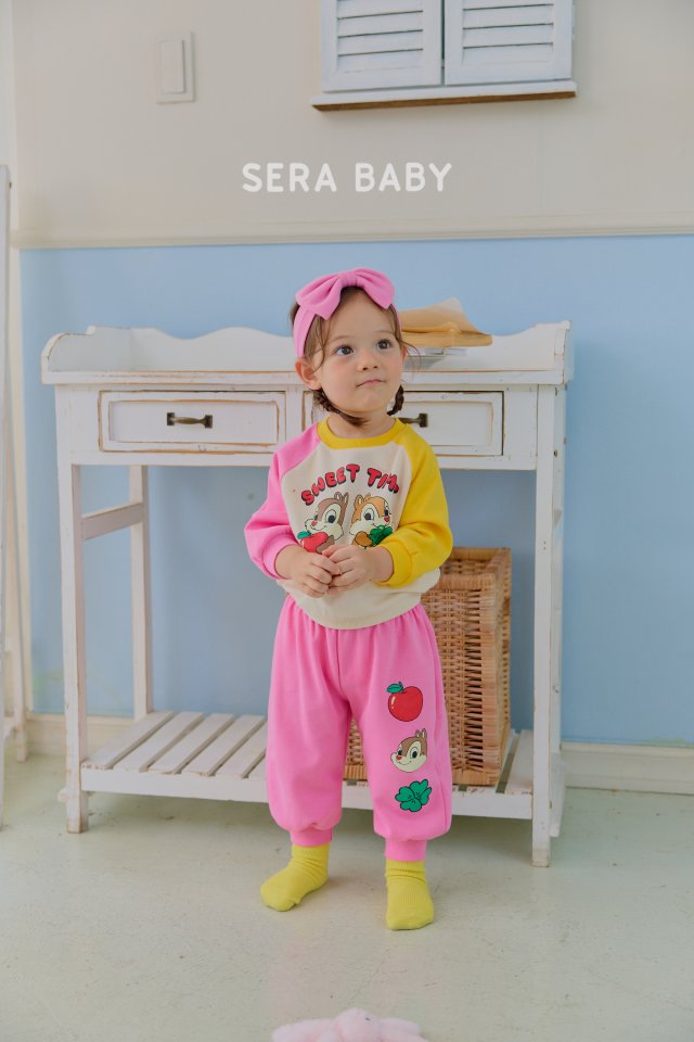 Sera - Korean Baby Fashion - #babylifestyle - Bebe Twin Raglan Set - 9