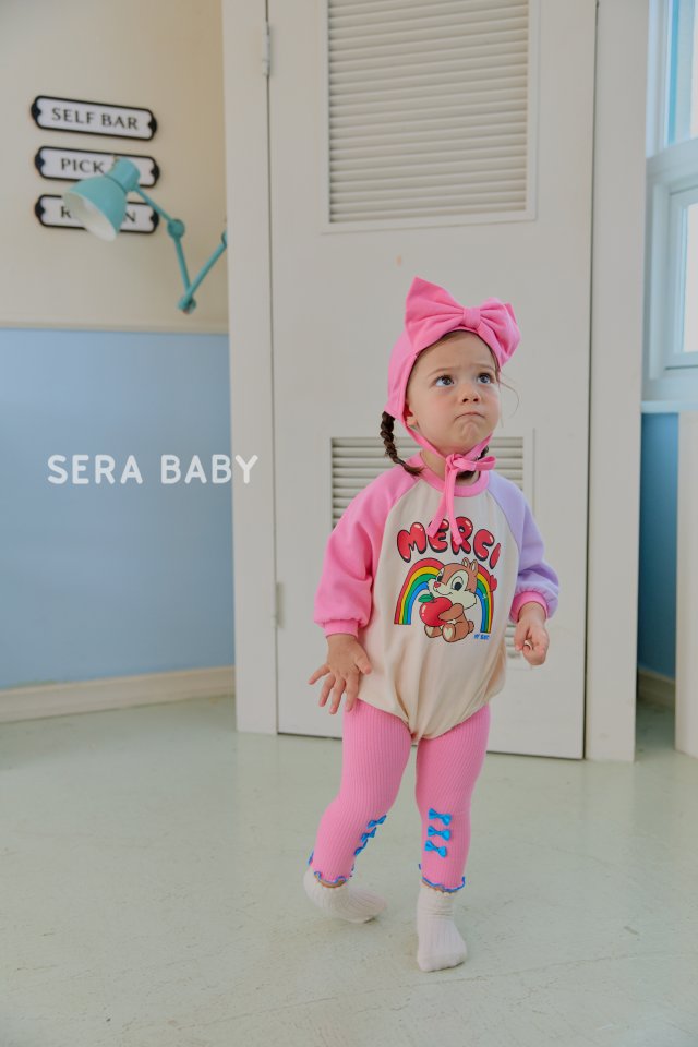 Sera - Korean Baby Fashion - #babylifestyle - Bebe Ribbon Ppong Ppong Leggings - 8