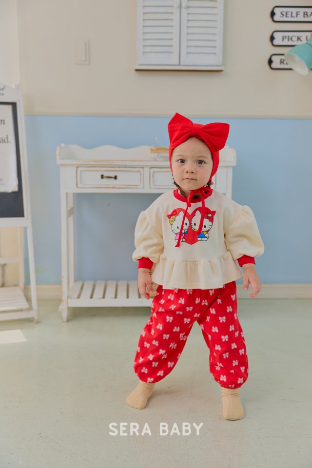 Sera - Korean Baby Fashion - #babygirlfashion - Bebe Petit Ribbon Hat - 4