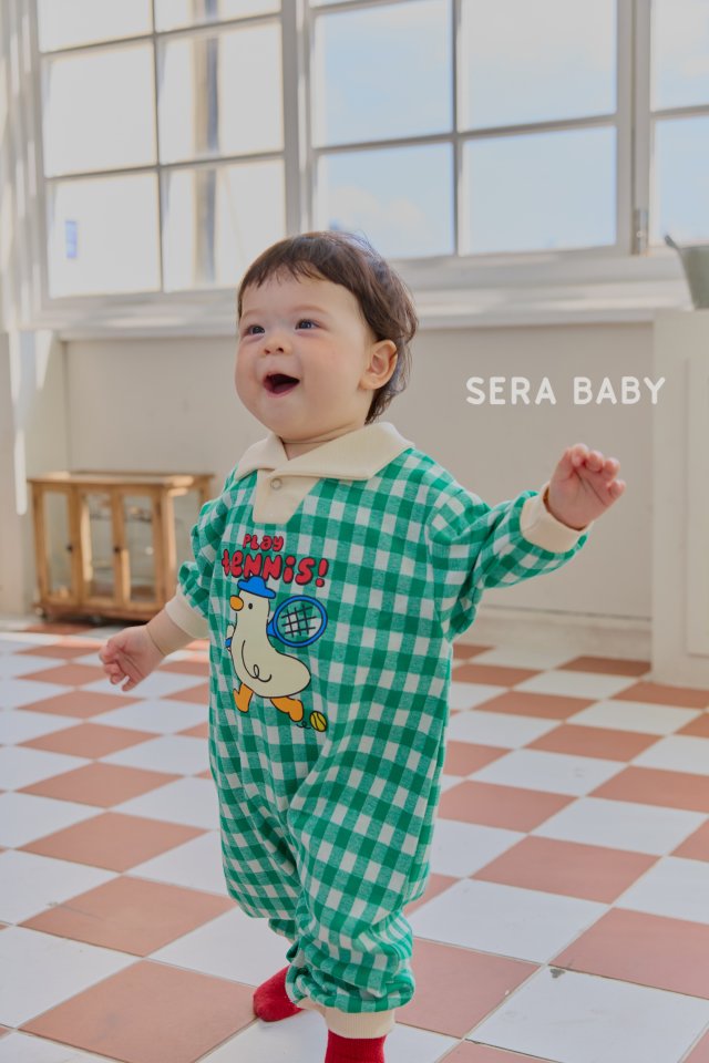 Sera - Korean Baby Fashion - #babyoninstagram - Bebe Collar Check Suit - 8