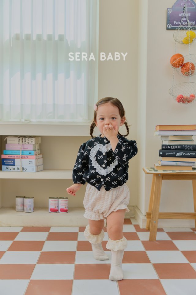 Sera - Korean Baby Fashion - #babyoninstagram - Bebe Heart Jacquard Cardigan - 7