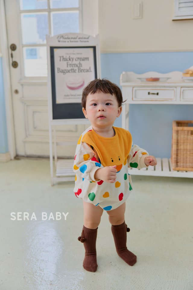 Sera - Korean Baby Fashion - #babyoninstagram - Bebe Chick Heart Suit - 6