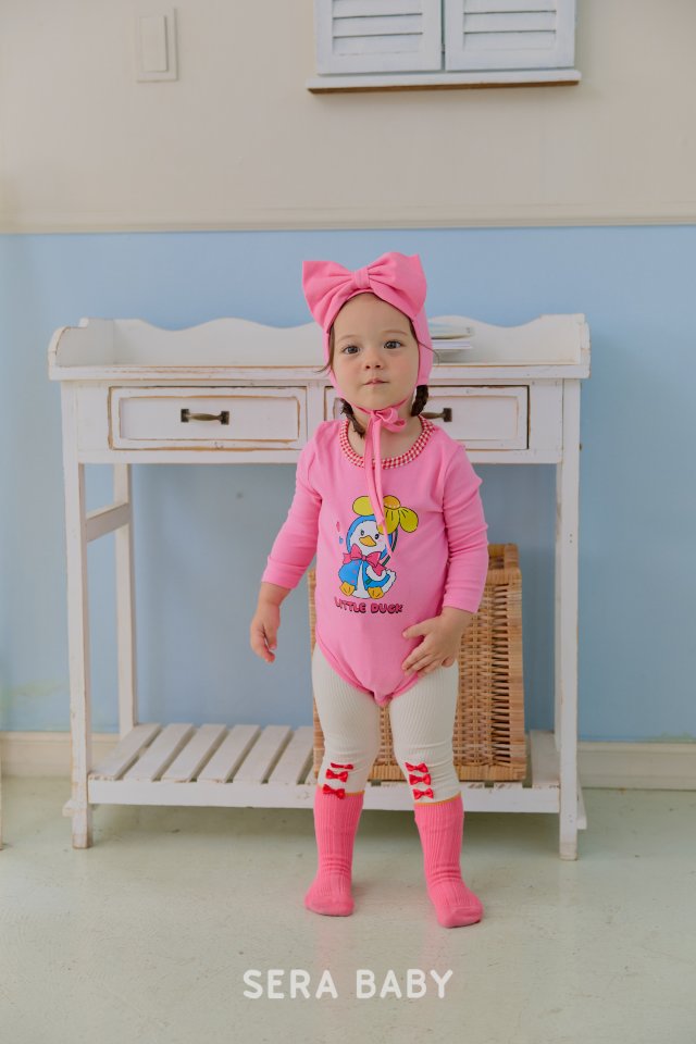 Sera - Korean Baby Fashion - #babyoninstagram - Bebe Petit Ribbon Hat - 5