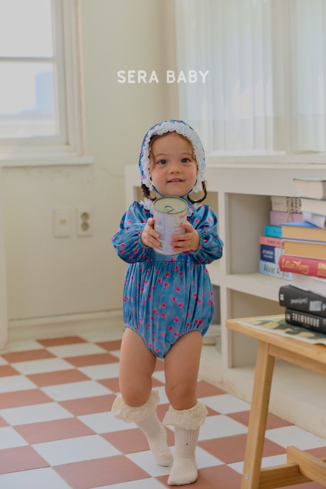 Sera - Korean Baby Fashion - #babyoninstagram - Bebe Rose Bonnet Suit (Hat Set) - 3