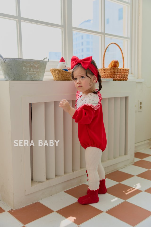Sera - Korean Baby Fashion - #babyootd - Bebe Dot Collar Suit - 7