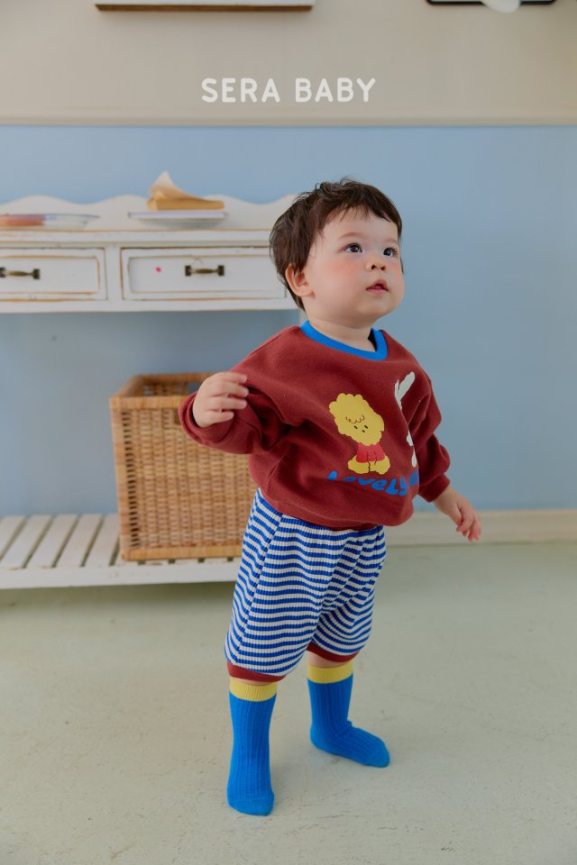 Sera - Korean Baby Fashion - #babyootd - Bebe Matching Stripe Set - 5