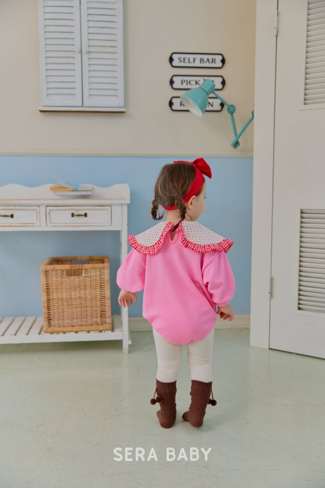 Sera - Korean Baby Fashion - #babyoutfit - Bebe Dot Collar Suit - 9