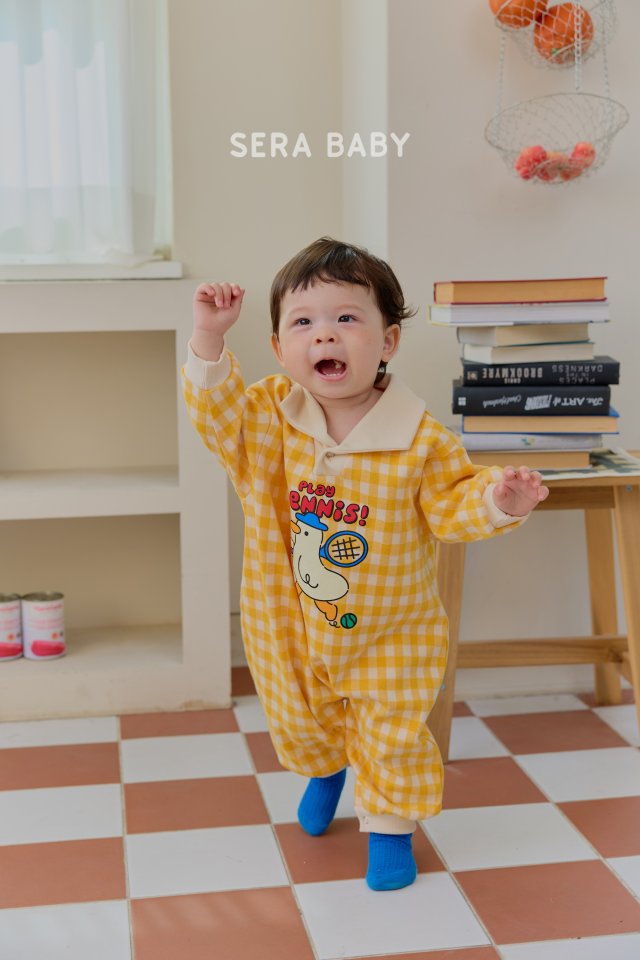 Sera - Korean Baby Fashion - #babyoutfit - Bebe Collar Check Suit - 10