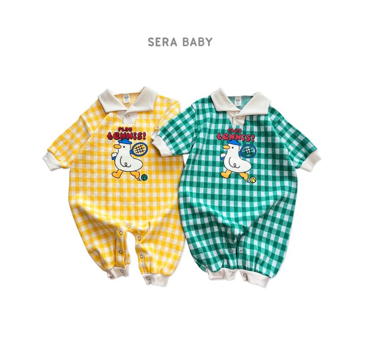 Sera - Korean Baby Fashion - #babyoutfit - Bebe Collar Check Suit - 11