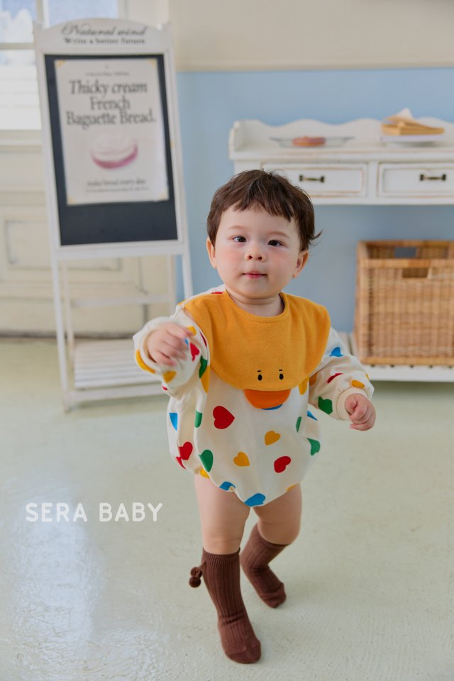 Sera - Korean Baby Fashion - #babyoutfit - Bebe Chick Heart Suit - 9