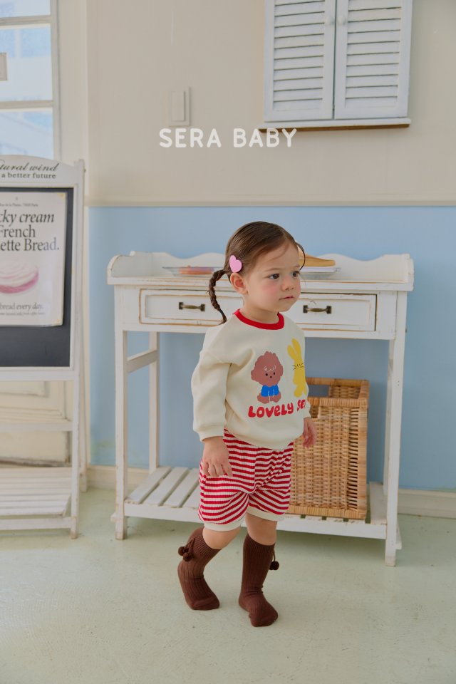 Sera - Korean Baby Fashion - #babyoutfit - Bebe Matching Stripe Set - 6