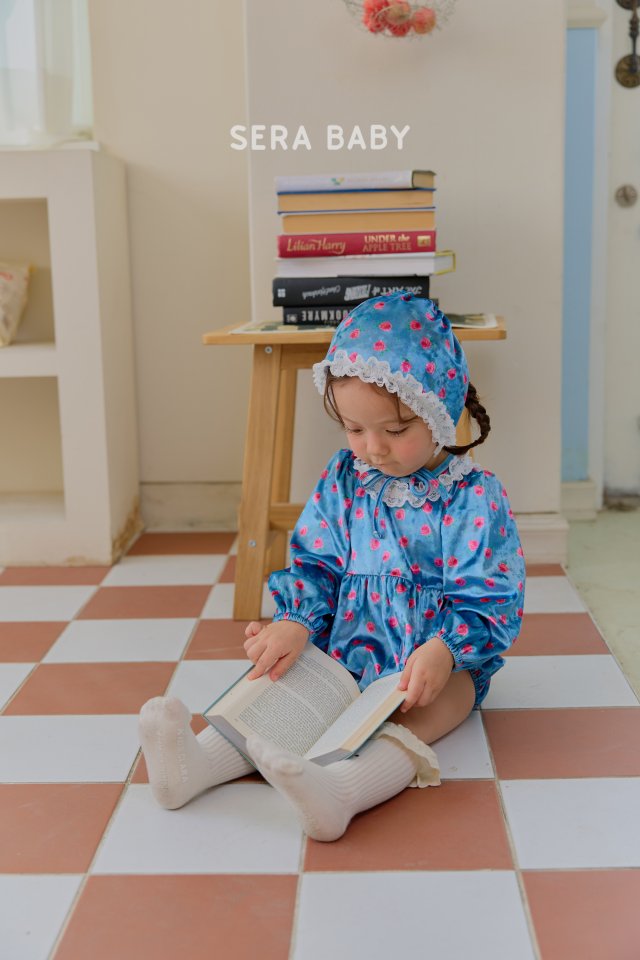 Sera - Korean Baby Fashion - #babyoutfit - Bebe Rose Bonnet Suit (Hat Set) - 6