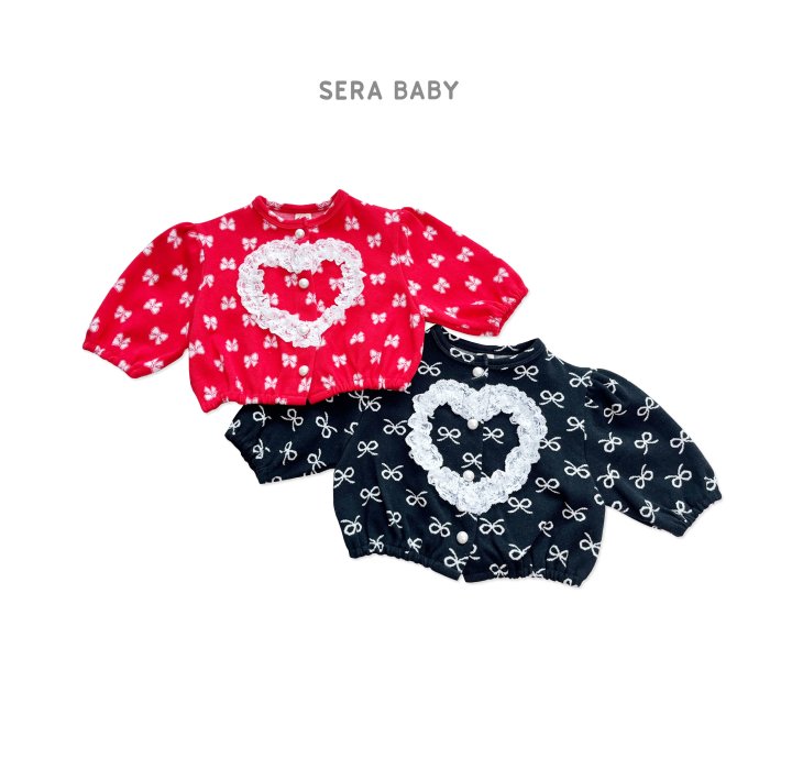 Sera - Korean Baby Fashion - #babywear - Bebe Heart Jacquard Cardigan - 11