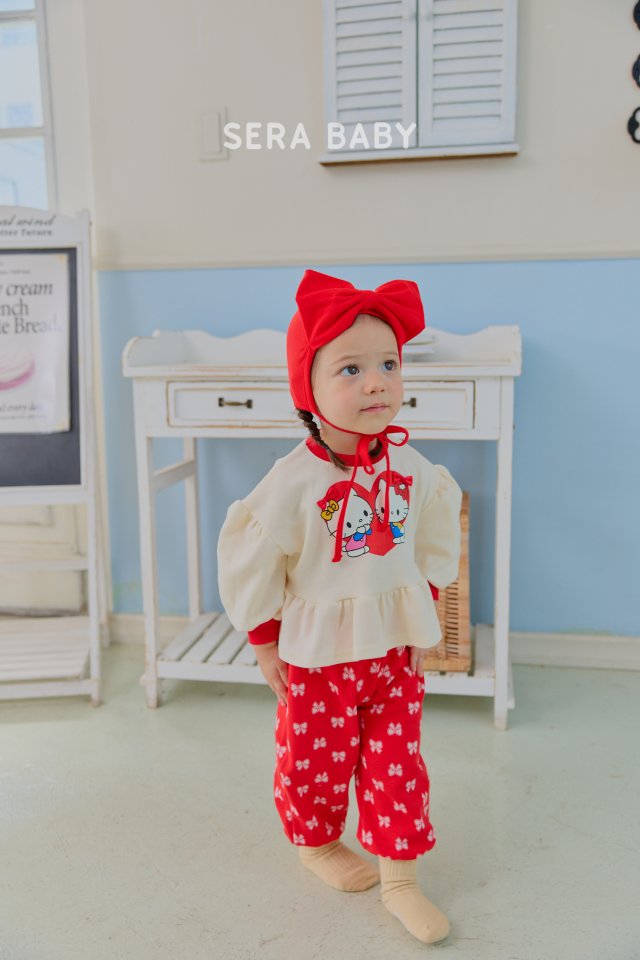 Sera - Korean Baby Fashion - #babywear - Bebe Petit Ribbon Hat - 9