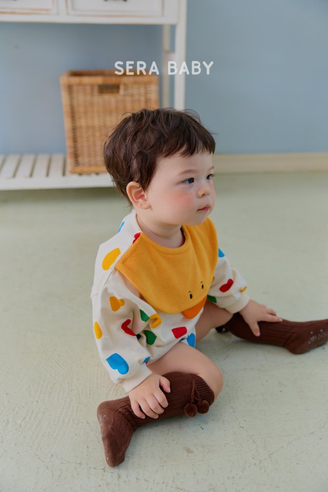 Sera - Korean Baby Fashion - #onlinebabyboutique - Bebe Chick Heart Suit - 11