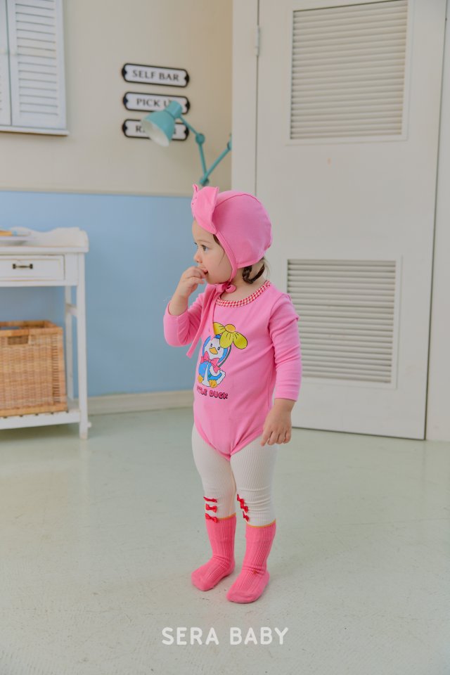 Sera - Korean Baby Fashion - #onlinebabyshop - Bebe Raincoat Duck Suit - 3