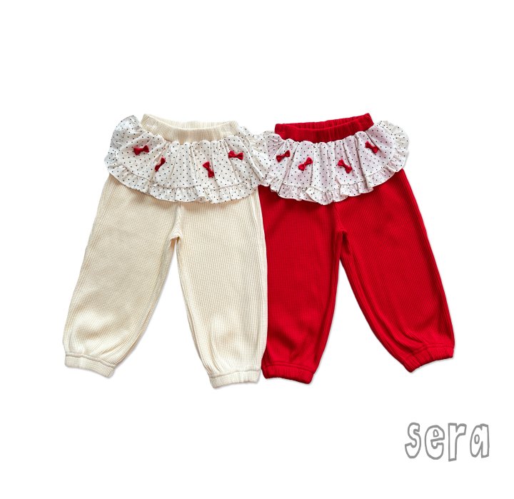 Sera - Korean Children Fashion - #Kfashion4kids - Mini Ribbon Waffle Pants - 11