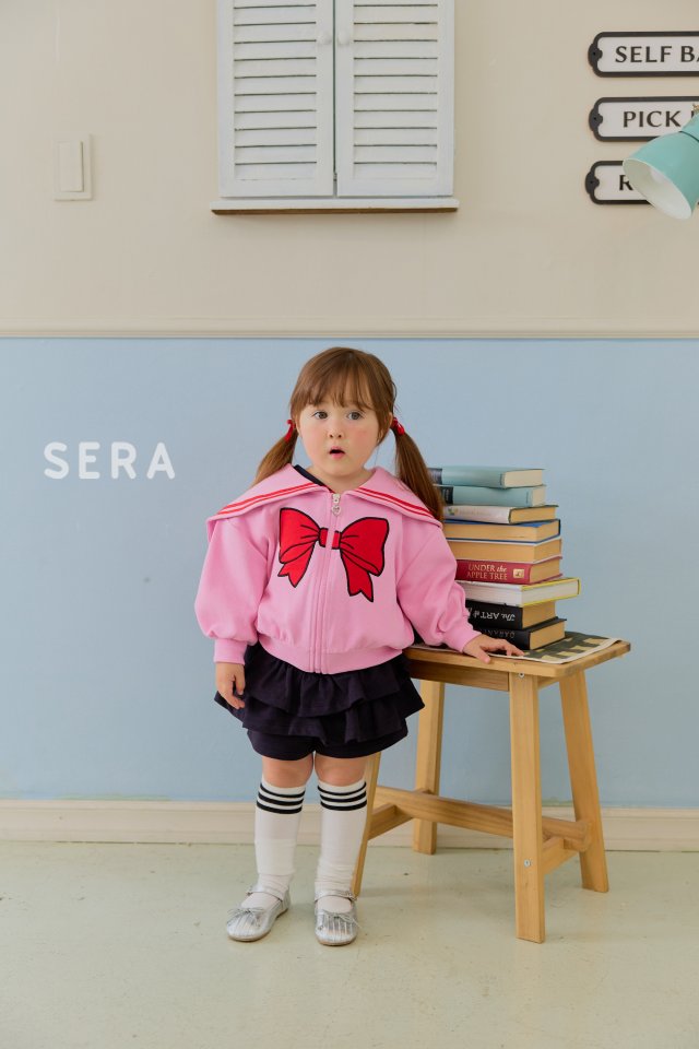 Sera - Korean Children Fashion - #Kfashion4kids - Ribbon Zip-up Sailor - 8