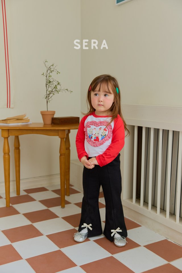 Sera - Korean Children Fashion - #Kfashion4kids - Pearl Ribbon Bootcut Pants - 7