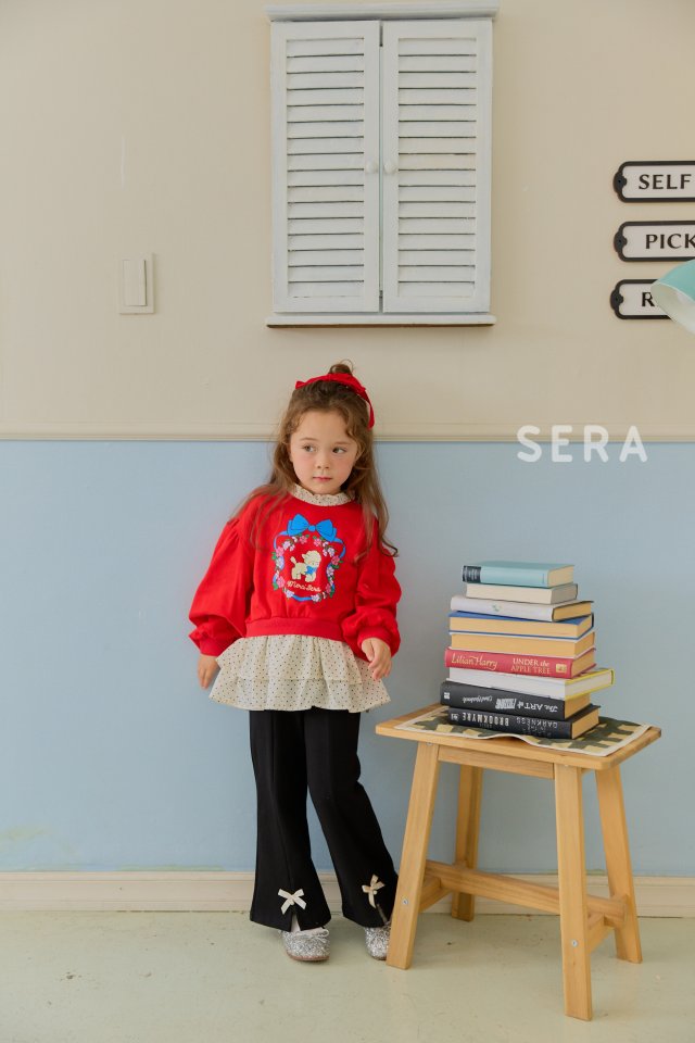 Sera - Korean Children Fashion - #Kfashion4kids - Double Dot Layered Long Sweatshirt - 5