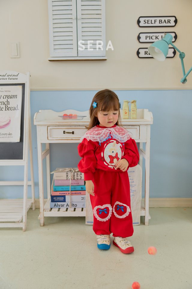 Sera - Korean Children Fashion - #Kfashion4kids - Knee Lace Heart Pants - 6