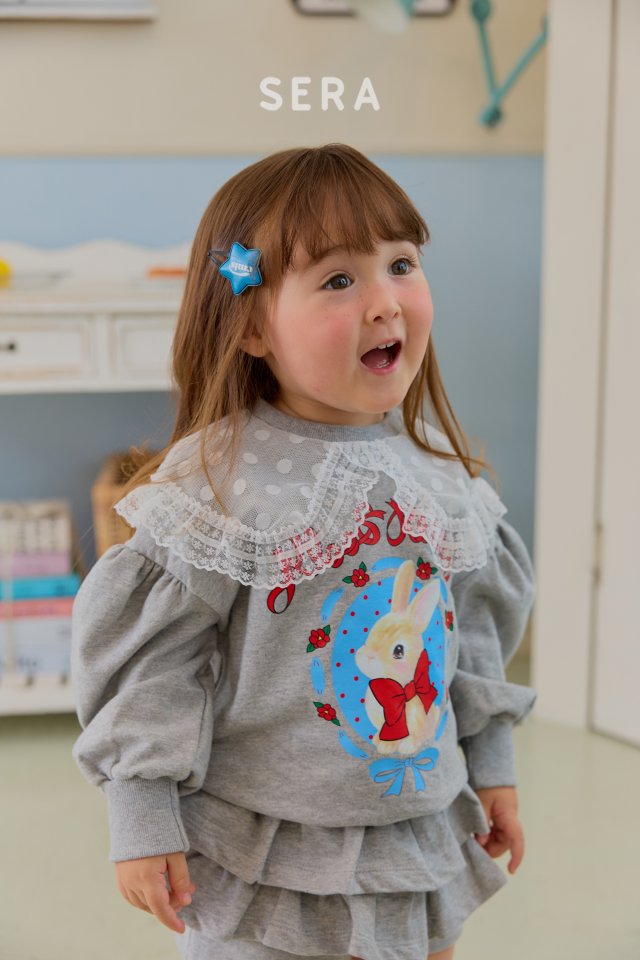 Sera - Korean Children Fashion - #childofig - Rose Rabbit Sweatshirt - 10