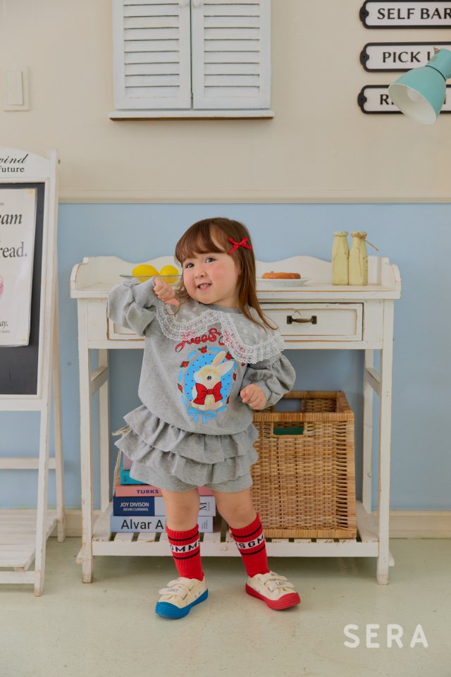 Sera - Korean Children Fashion - #childofig - Rose Rabbit Sweatshirt - 9
