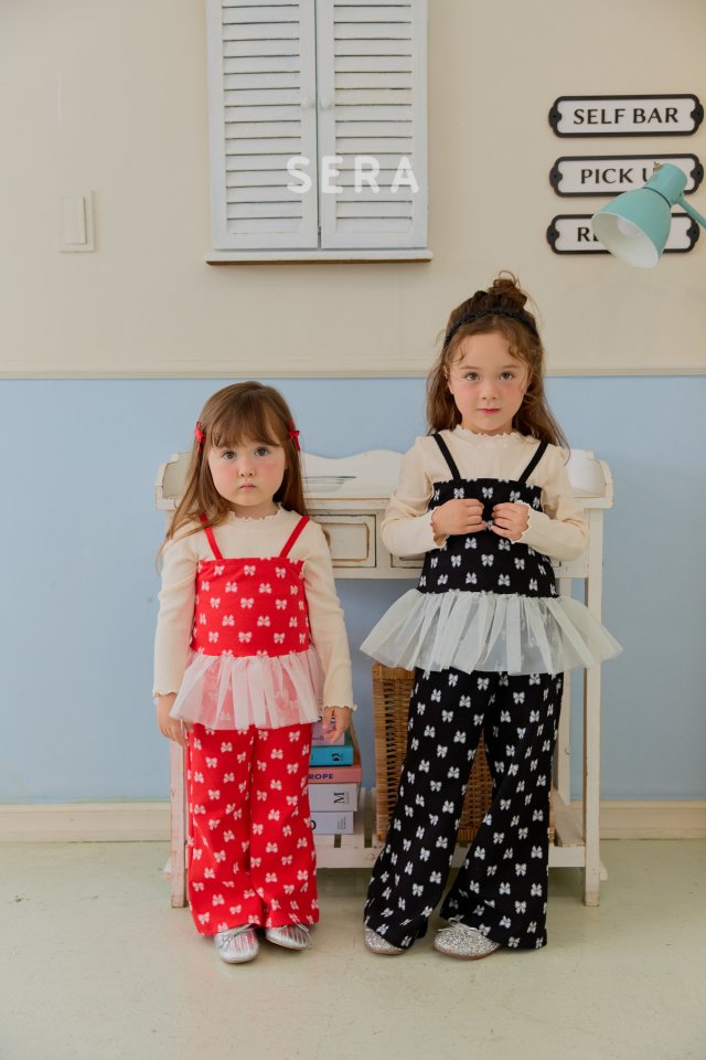 Sera - Korean Children Fashion - #childofig - Ribbon Jacquard Set
