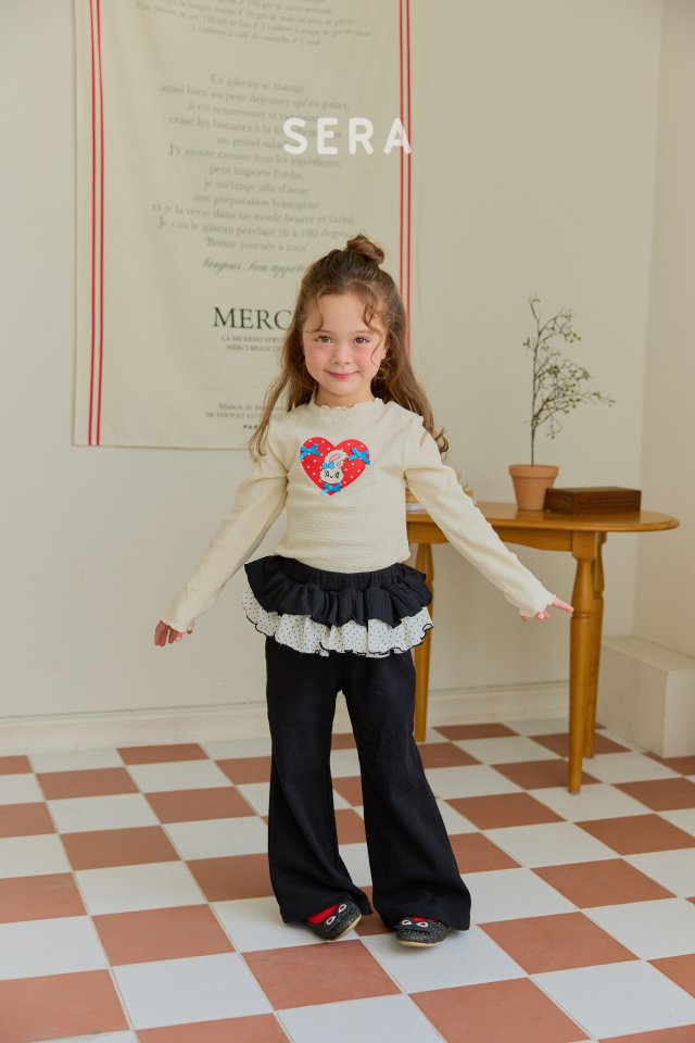 Sera - Korean Children Fashion - #childofig - Dot Layered Bootcut Pants