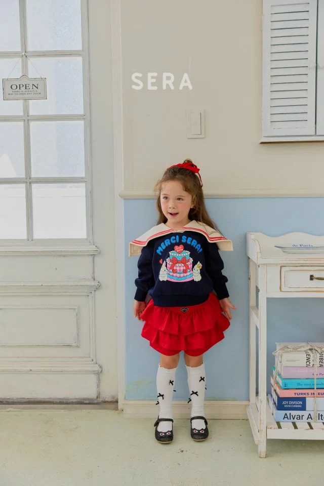 Sera - Korean Children Fashion - #childrensboutique - Sailor Cake Sweatshirt - 3