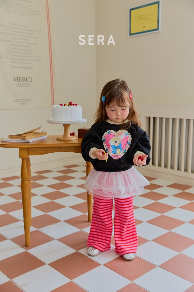 Sera - Korean Children Fashion - #childrensboutique - Waffle Stripe Pants - 9