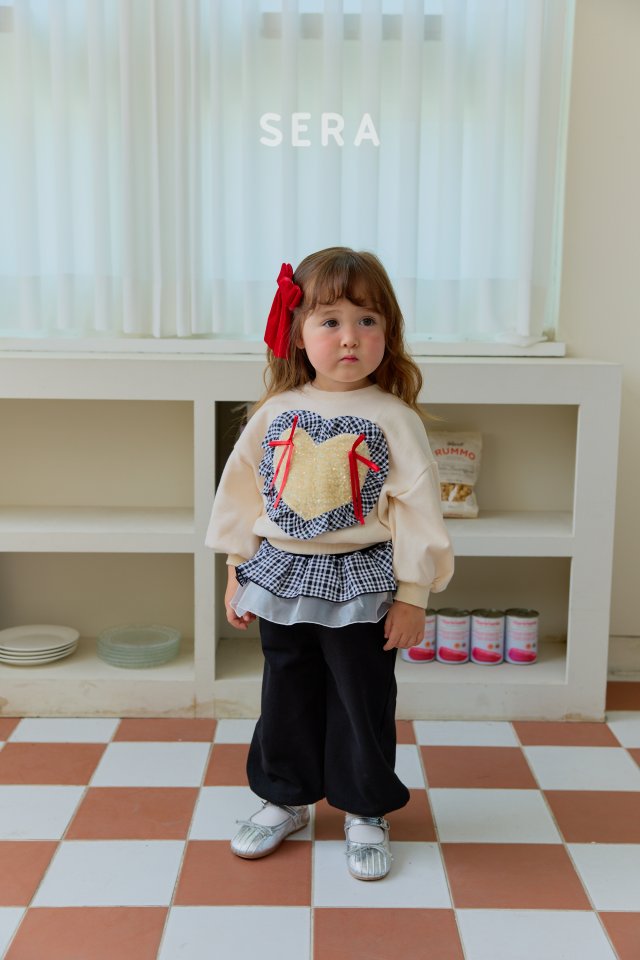 Sera - Korean Children Fashion - #designkidswear - Check Frill Pants - 6