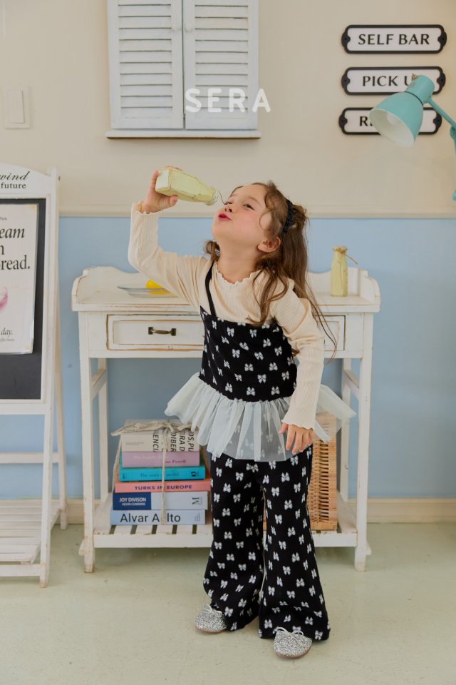 Sera - Korean Children Fashion - #childrensboutique - Ribbon Jacquard Set - 4