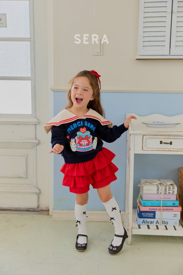Sera - Korean Children Fashion - #discoveringself - Sailor Cake Sweatshirt - 5