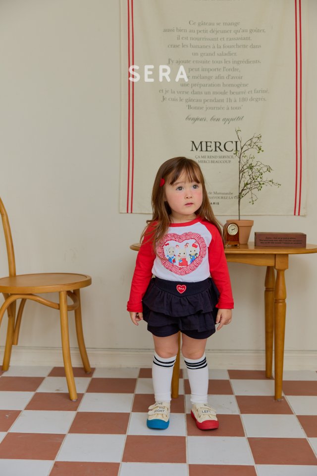 Sera - Korean Children Fashion - #designkidswear - Family Raglan Tee - 4