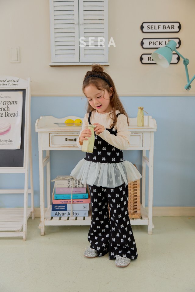Sera - Korean Children Fashion - #discoveringself - Ribbon Jacquard Set - 5