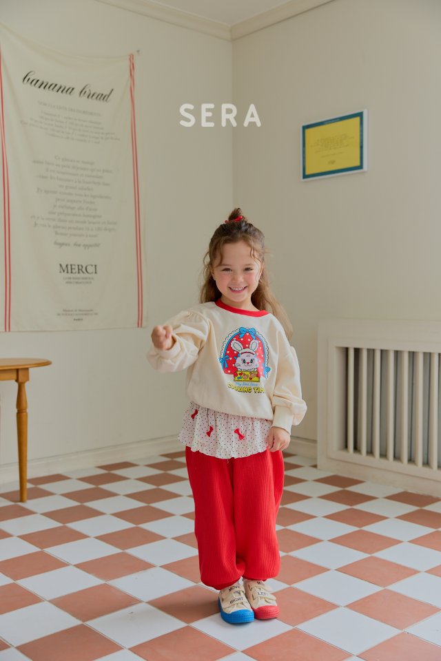 Sera - Korean Children Fashion - #fashionkids - Mini Ribbon Waffle Pants - 7
