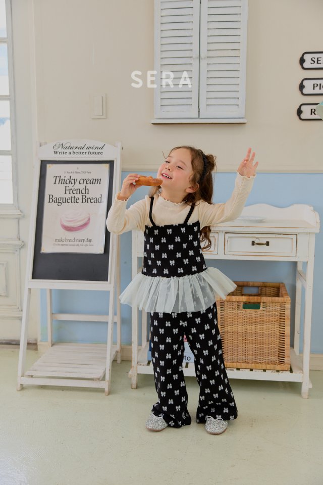 Sera - Korean Children Fashion - #fashionkids - Ribbon Jacquard Set - 6