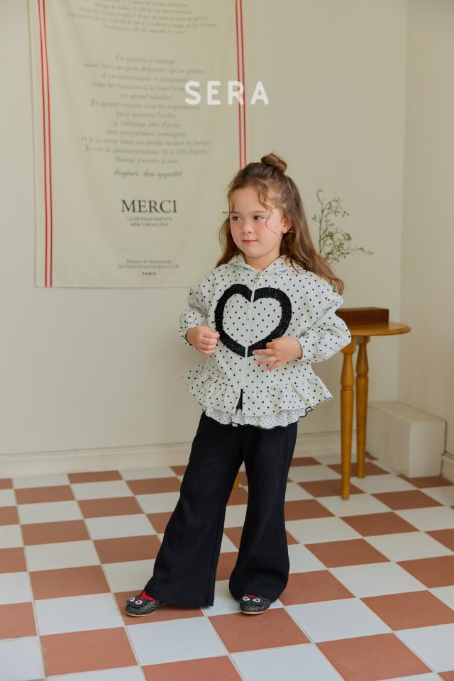 Sera - Korean Children Fashion - #fashionkids - Dot Layered Bootcut Pants - 5